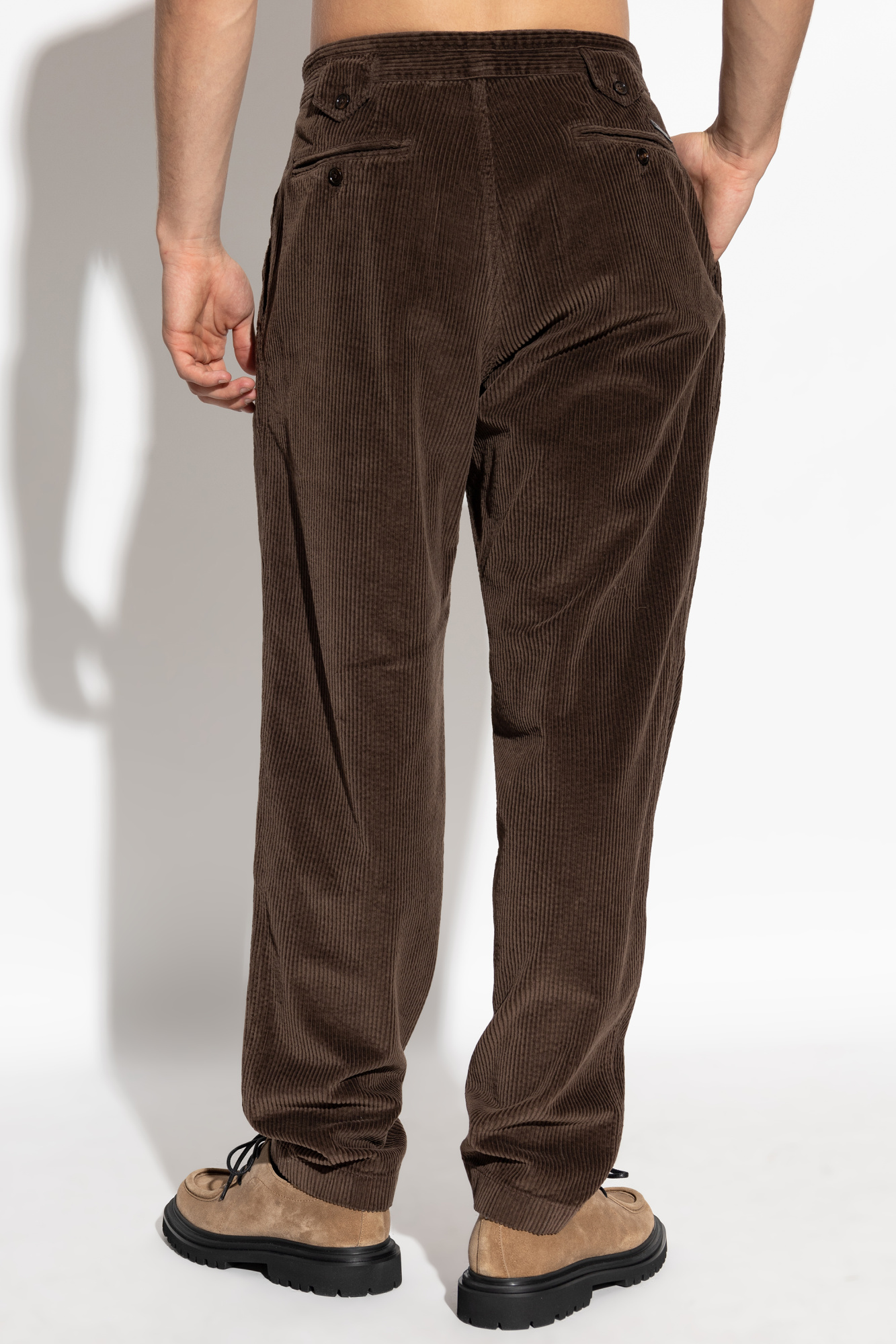 Brown Corduroy trousers Dolce & Gabbana - Vitkac GB